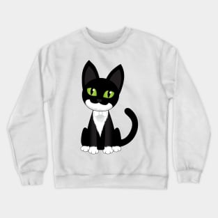 Tuxedo Cat Crewneck Sweatshirt